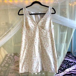 J crew pink floral dress